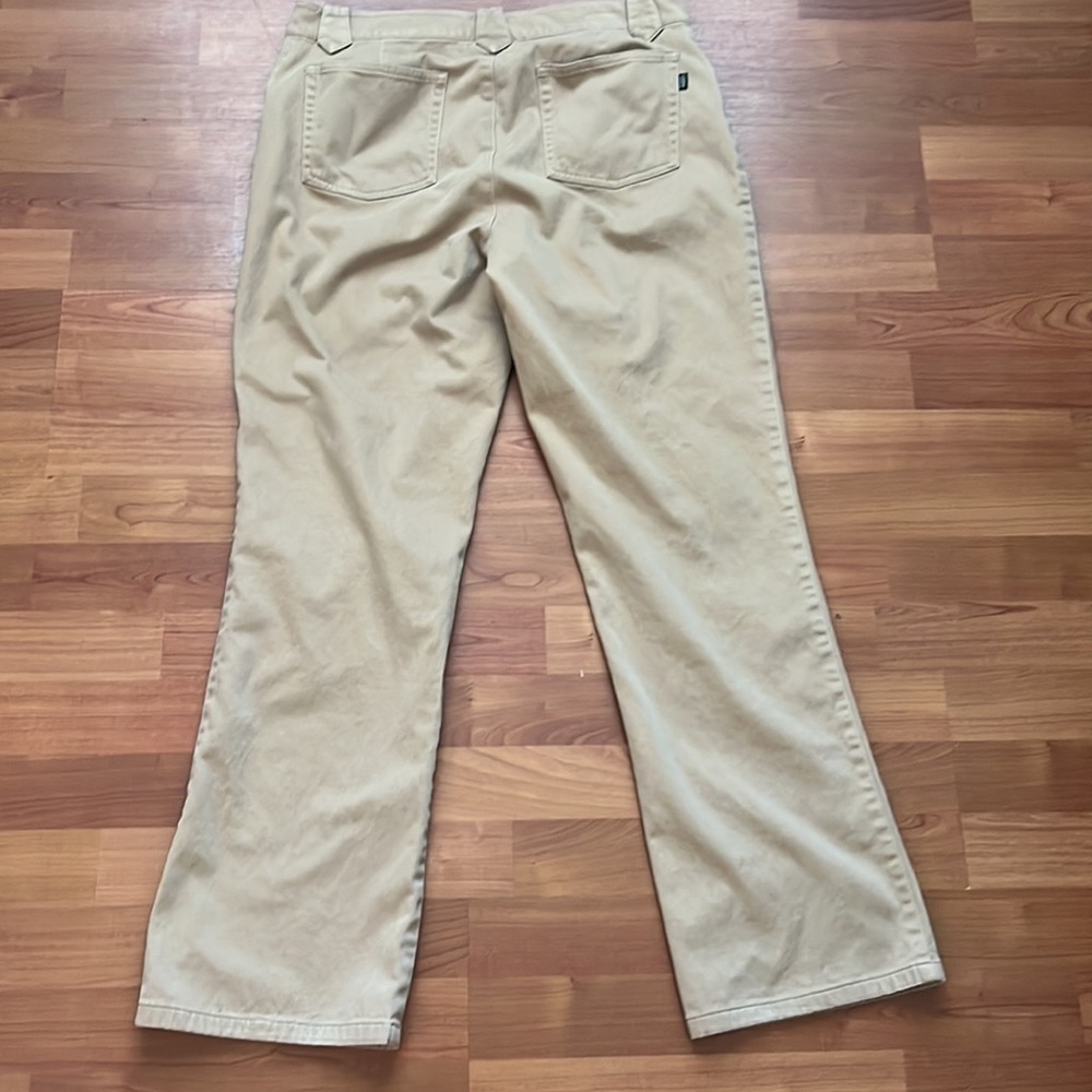 Lauren Jeans Co by Ralph Lauren women’s khaki straight leg pants Size 8 - Picture 8 of 12